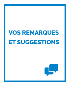 Vos remarques et suggestions
